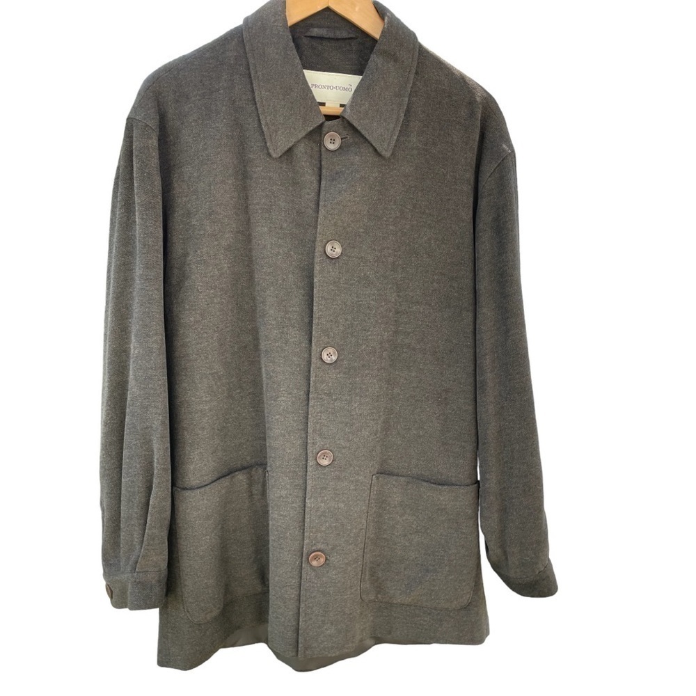 Pronto Uomo men’s jacket, size M/M, never worn, viscose/poly, made in Portugal - Picture 2 of 6